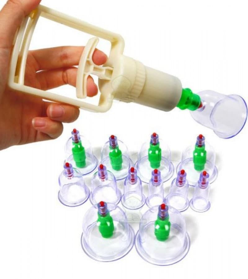 Hijama Special 10 in 1 Kit Imported Green Cupping Therapy Set with Accessories