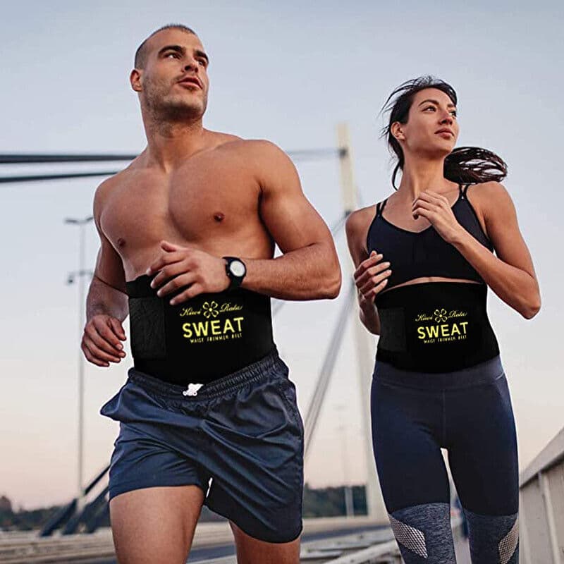 Professional Sweet sweat Belt for Weight Loss Slimming Trimming Waist Trainer Fitness Belt for men and women