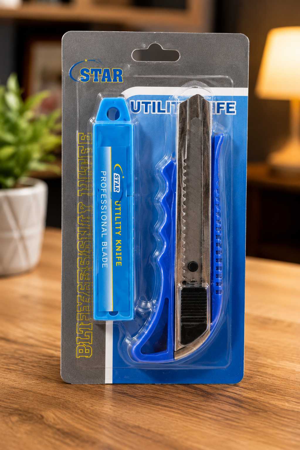Star Utility Knife - Durable And Versatile Handheld Cutting Tool Designed For Precision Work, Crafts, Packaging, And General Utility Tasks