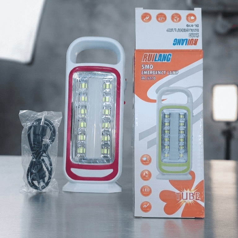 Ruilang SMD Emergency Light Model RL-9171 - Electronic Lighting Device Designed For Illumination And Emergency Power Backup Routine (Random Color)