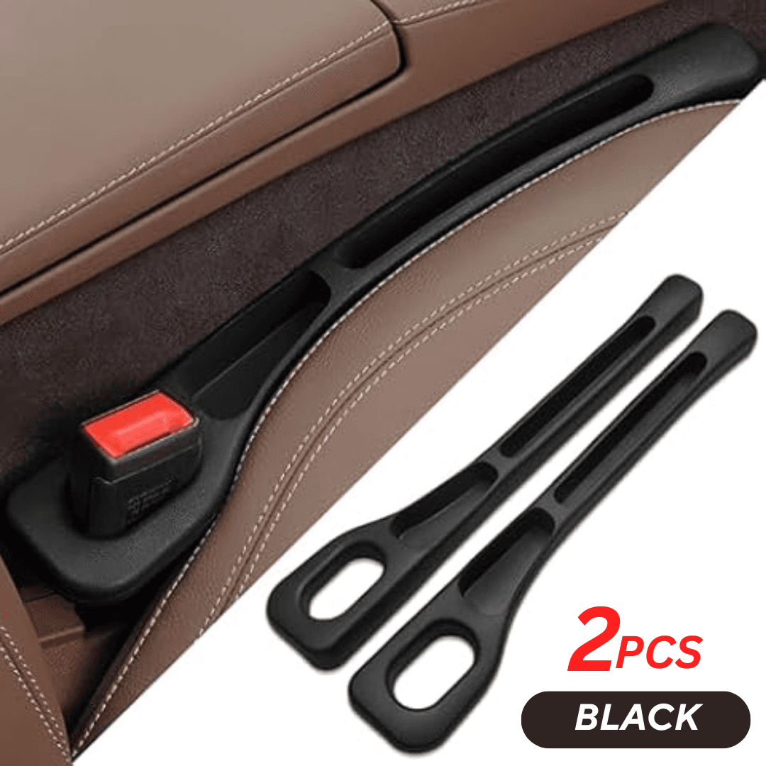 Universal Car Seat Gap Filler Organizer 2 PCS – PU Leather Car Seat Storage Box | Waterproof Auto Interior Pocket | Anti-Drop Gap Plug for Phone, Coins, Keys