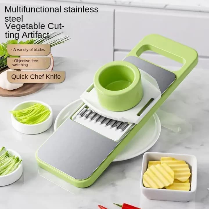Manual Food Grater, 5 In 1 Grater And Slicer With Stainless Steel Blade, Multi-Functional Vegetable Fruit Slicer For Kitchen