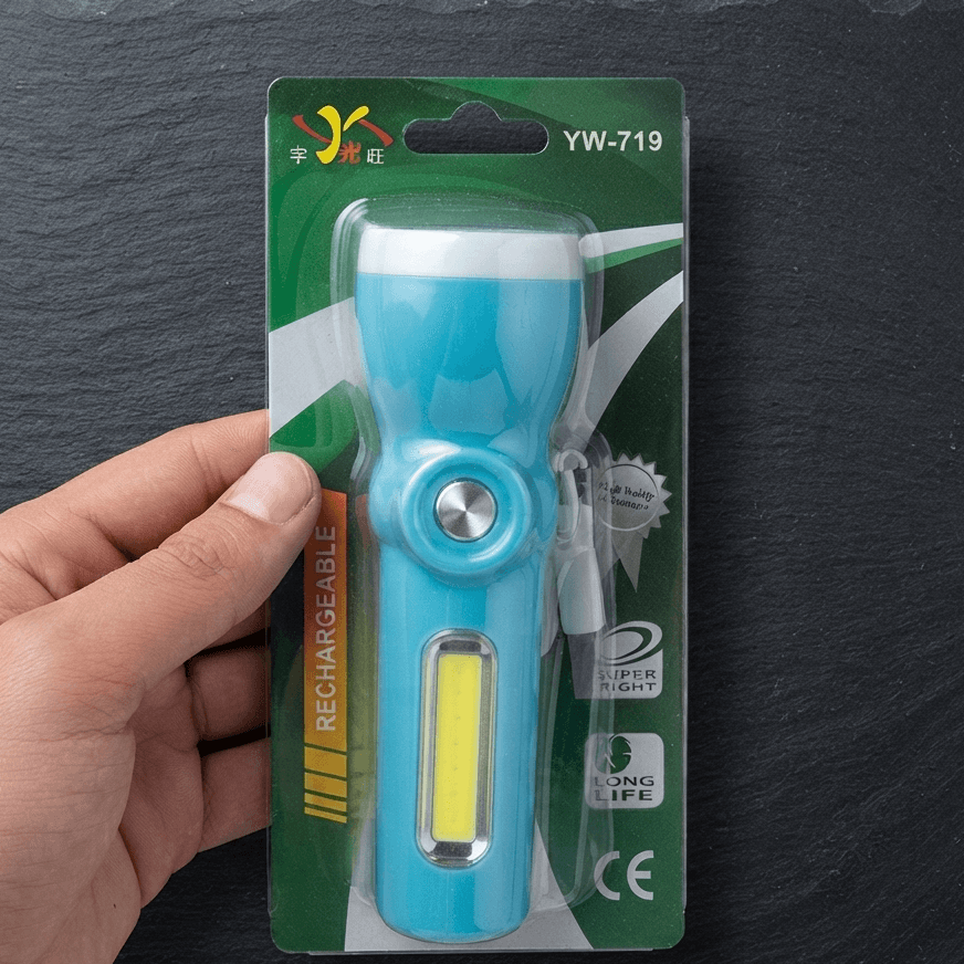Yuewang YW-719 Rechargeable LED - Lighting Product Designed For Illumination And Daily Lighting Routine (Random Color)