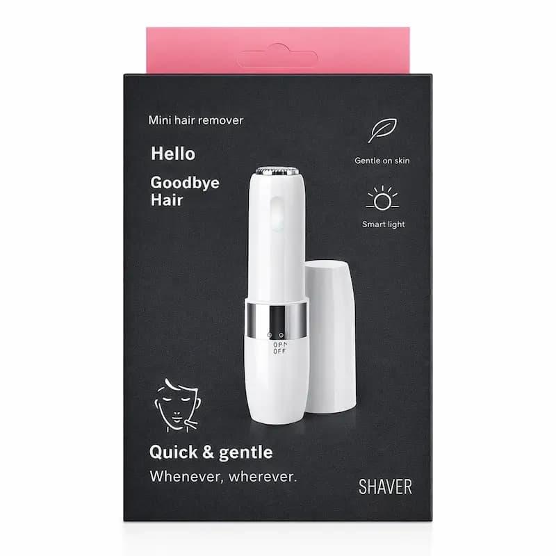 Flawless Mini Painless Hair Remover – Gentle Portable Shaver with Smart Light for Easy Hair Removal