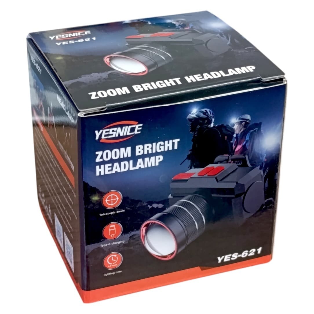 Yesnice Zoom Bright Headlamp (Model YES-621) - Lighting Product Designed For Illumination And Daily Lighting Routine