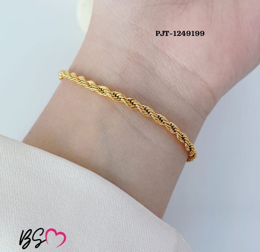 Golden Rope Bracelet / Anklet – Unisex Stylish Chain